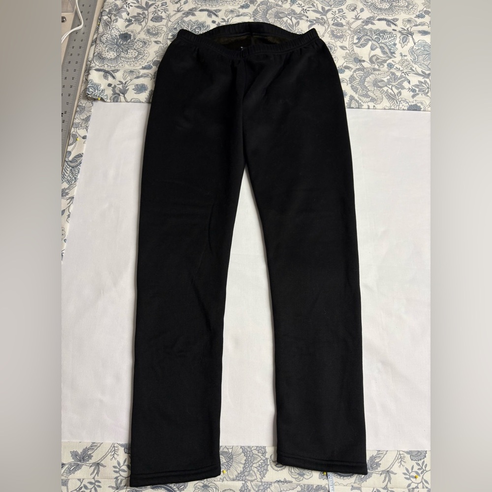 Just Cozy Black Winter Stretch Lined Pants